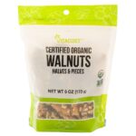 Certified Organic Walnuts Halves & Pieces Non-GMO Kosher, 6 oz — Vitacost