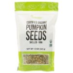 Kosher Non-GMO Certified Organic Pumpkin Seeds Shelled Raw, 12 oz — Vitacost