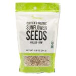 Kosher Non-GMO Certified Organic Sunflower Seeds Hulled Raw, 12.5 oz — Vitacost