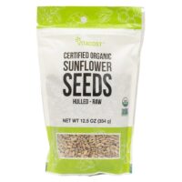 Kosher Non-GMO Certified Organic Sunflower Seeds Hulled Raw, 12.5 oz — Vitacost