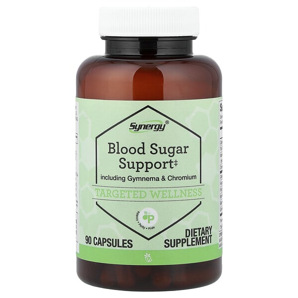 vcb03080_v_10.jpg Synergy®, Blood Sugar Support Including Gymnema & Chromium, 90 Capsules — Vitacost