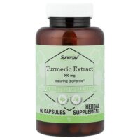 Synergy®, Turmeric Extract Featuring BioPerine®, 60 Capsules — Vitacost