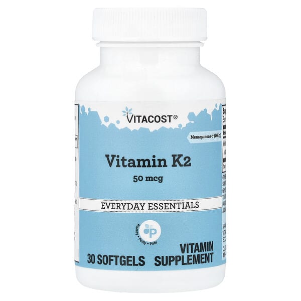 vcb03125_v_9.jpg Vitamin K2, 50 mcg, 30 Softgels — Vitacost