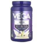 Незаменимый растительный протеин, кремовая ваниль, 920 г (2 фунта 0,5 унции) — Vega