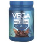 Premium, Protein + Supergreens™, протеиновая добавка с зеленью, сливочный шоколад, 510 г (1 фунт 2 унции) — Vega