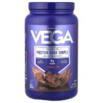 Essential, Protein Made Simple, растительный протеин, со вкусом шоколада, 1,03 кг (2 фунта 4,3 унции) — Vega