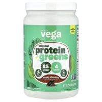 Original Protein + Greens, сливочный шоколад, 624 г (1 фунт 6 унций) — Vega