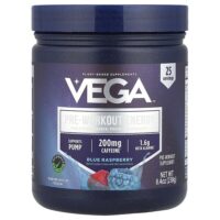 Pre-Workout Energy, голубая малина, 238 г (8,4 унции) — Vega