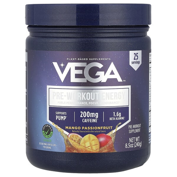 veg00197_v_8.jpg Pre-Workout Energy, манго и маракуйя, 240 г (8,5 унции) — Vega