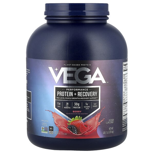 veg00772_v_24.jpg Sport, растительный протеин премиального качества, ягодный вкус, 1,89 кг (4 фунта 3 унции) — Vega