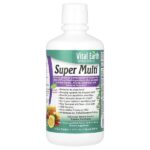 Vital Earth Minerals, Super Multi, мультивитаминная добавка, натуральный вкус тропического мандарина, 946 мл (32 жидк. унции)