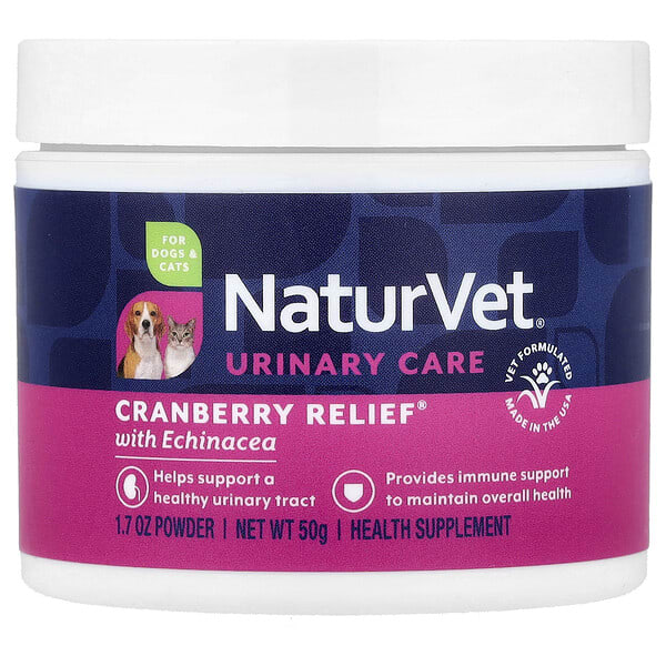vet03561_v_77.jpg Cranberry Relief® с эхинацеей, для собак и кошек, 50 г (1,7 унции) — NaturVet