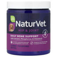 Daily Bone Support, добавка для поддержки костей бедренной кости и суставов, для собак, 453 г (1 фунт) — NaturVet