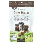 Giant Breeds, For Dogs, Hickory Smoked Bacon, 50 Soft Chews, 10.5 oz (300 g) — NaturVet