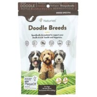 Doodle Breeds, For Dogs, Hickory Smoked Bacon, 50 Soft Chews, 8.8 oz (250 g) — NaturVet