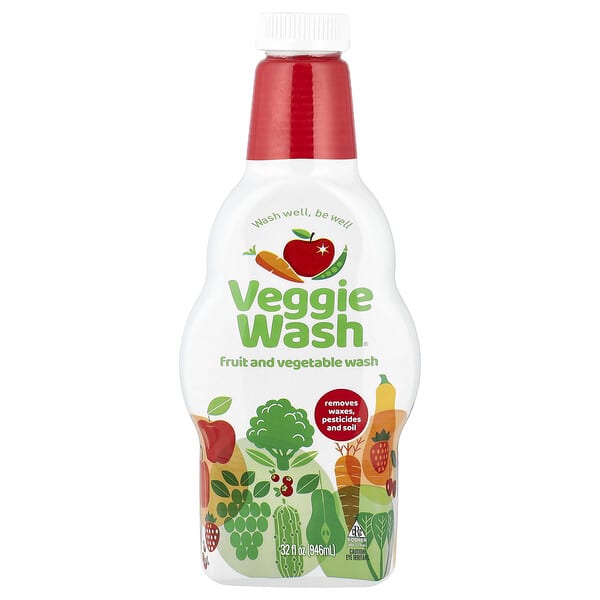 vgw71469_v_45.jpg Veggie Wash®, средство для мытья фруктов и овощей, 946 мл (32 жидк. Унции) — Citrus Magic