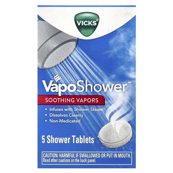 vks04053_v_36.jpg VapoShower™, успокаивающие пары, 5 таблеток для душа — Vicks