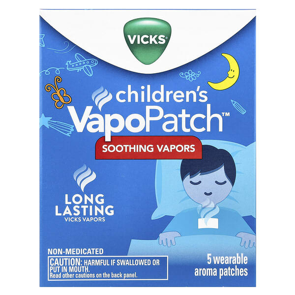 vks04058_v_38.jpg VapoPatch™ для детей, 5 носимых ароматических патчей — Vicks