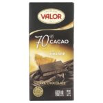 темный шоколад с апельсином, 70% какао, 100 г (3,5 унции) — Valor