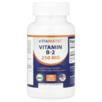 Витамин B2, 250 мг, 200 растительных капсул — Vitamatic