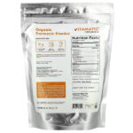 Органическая куркума в порошке, 454 г (16 унций) — Vitamatic — изображение 2