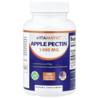 яблочный пектин, 120 вегетарианских капсул (700 мг в 1 капсуле) — Vitamatic