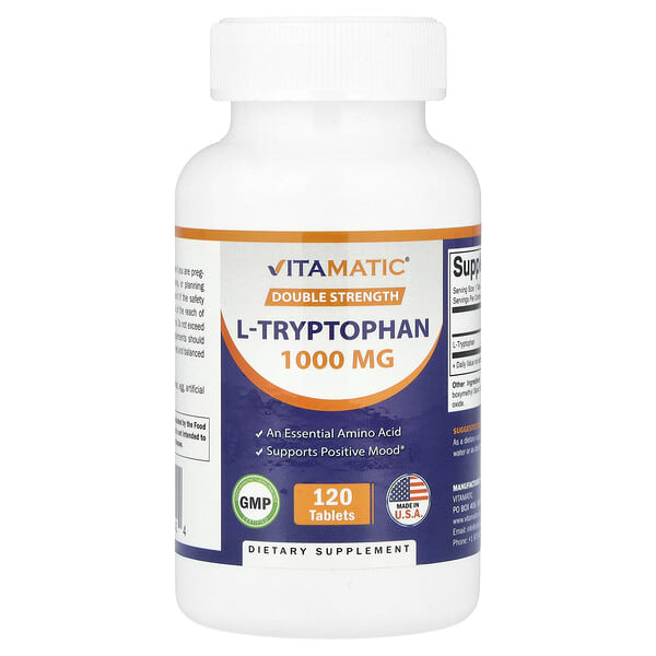 vmc47142_v_8.jpg L-триптофан, 1000 мг, 120 таблеток — Vitamatic