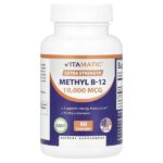 Methyl B-12, метилкобаламин, 10 000 мкг, 60 пастилок — Vitamatic