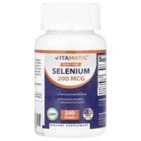 Селен, 200 мкг, 240 таблеток — Vitamatic