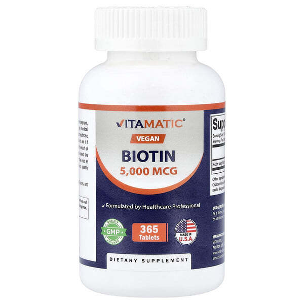 vmc47374_v_32.jpg веганский биотин, 5000 мкг, 365 таблеток — Vitamatic
