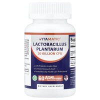 Lactobacillus plantarum, 60 капсул с гипромеллозой DRcaps® — Vitamatic