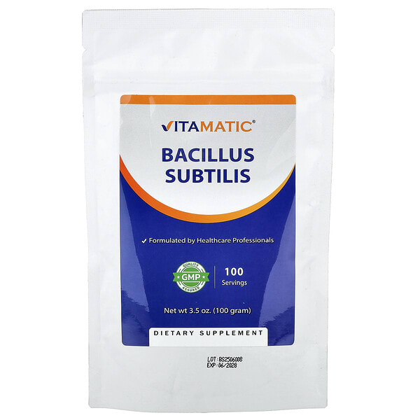 vmc47404_v_10.jpg сенная палочка (Bacillus subtilis), 100 г (3,5 унции) — Vitamatic