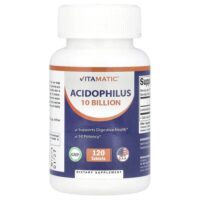 Acidophilus, 10 млрд КОЕ, 120 таблеток — Vitamatic
