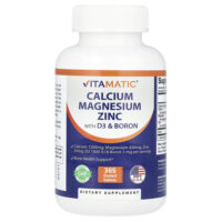 Кальций, магний, цинк с D3 и бором, 365 таблеток, покрытых оболочкой — Vitamatic