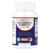 Salivarius, комплекс с мятой, 60 жевательных таблеток — Vitamatic