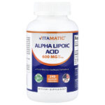 альфа-липоевая кислота, 240 растительных капсул (300 мг в 1 капсуле) — Vitamatic