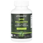 Пальма сереноа + листья крапивы / тыква / пигеум, 180 растительных капсул — Vitamatic