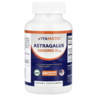 Астрагал, 5000 мг, 200 вегетарианских капсул — Vitamatic