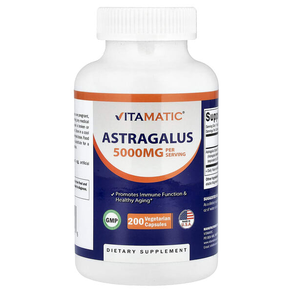 vmc47502_v_8.jpg Астрагал, 5000 мг, 200 вегетарианских капсул — Vitamatic