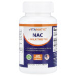 NAC + расторопша, 120 растительных капсул — Vitamatic