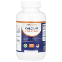 Кальций + D3, K2, B12`` 365 таблеток, покрытых оболочкой — Vitamatic