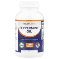 Масло перечной мяты, 180 капсул — Vitamatic