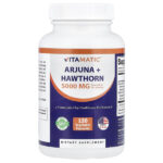 арджуна и боярышник, 120 растительных капсул — Vitamatic