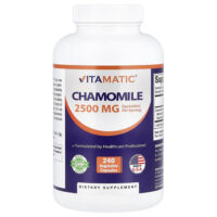 ромашка, 2500 мг, 240 растительных капсул — Vitamatic