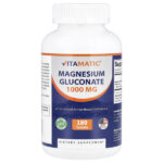 глюконат магния 1000 мг, 180 таблеток — Vitamatic
