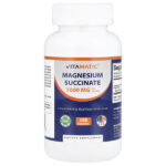 сукцинат магния, 180 капсул (500 мг в 1 капсуле) — Vitamatic