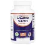 агматинсульфат, 180 растительных капсул (500 мг в 1 капсуле) — Vitamatic