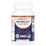 метил B12, натуральные ягоды, 240 быстрорастворимых таблеток — Vitamatic