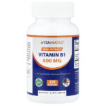 витамин B1, 500 мг, 120 капсул — Vitamatic