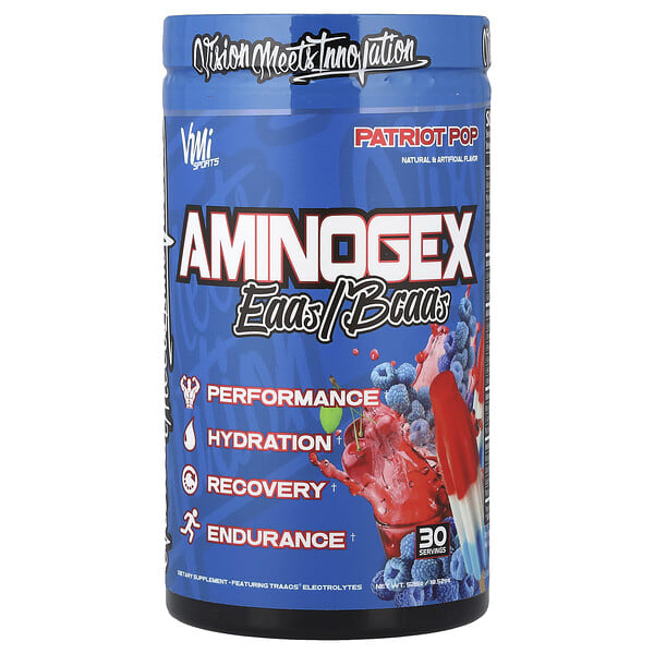 vmi72873_v_24.jpg Aminogex, EAA / BCAA, Patriot Pop, 525 г (18,52 унции) — VMI Sports